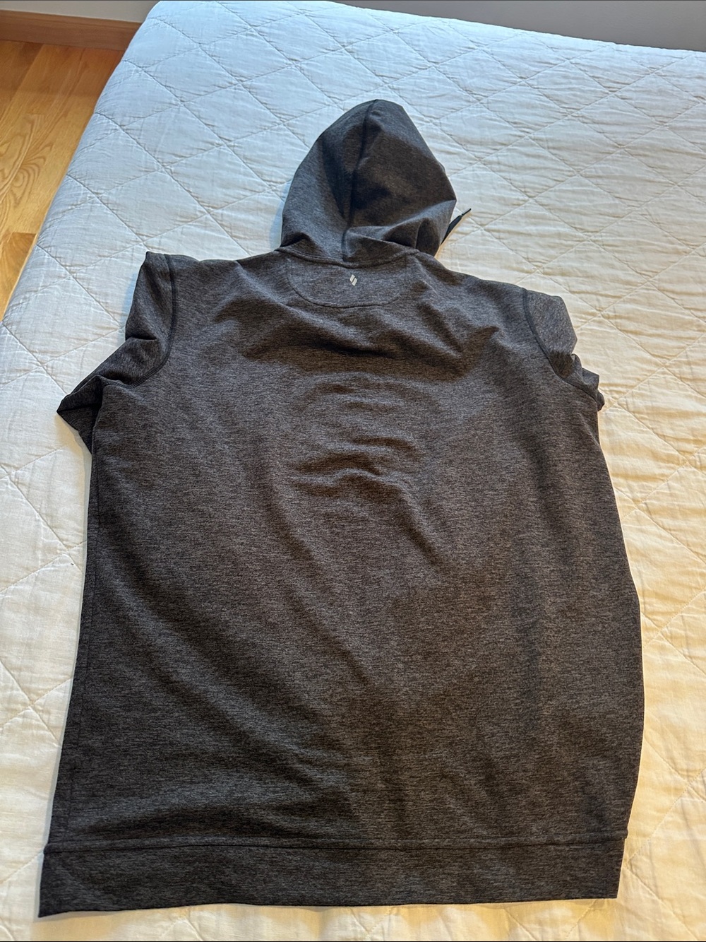 SODO Men's Crewneck Hoodie Sweater - Charcoal Heather - Picture 6 of 7